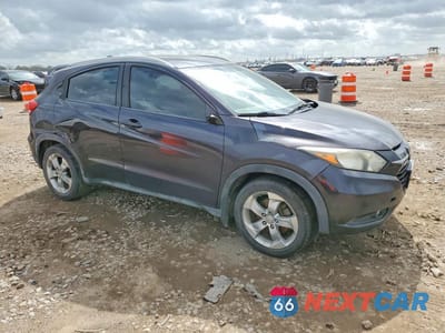 Czwarte zdjęcie samochodu z boku: 2016 HONDA HR-V EXL VIN:3CZRU5H73GM718444 - miniatura