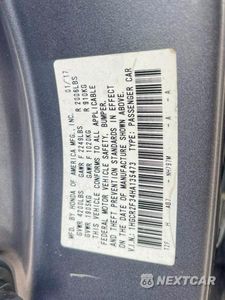 Zdjęcie 10 z 10 samochodu: 2017 HONDA ACCORD LX VIN:1HGCR2F34HA135473 - miniatura