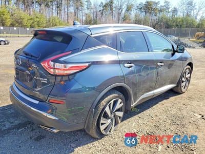 Trzecie zdjęcie samochodu z tyłu: 2018 NISSAN MURANO PLATINUM VIN:5N1AZ2MH2JN195752 - miniatura