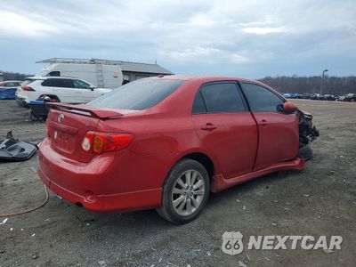Trzecie zdjęcie samochodu z tyłu: 2009 TOYOTA COROLLA VIN:2T1BU40E69C109047 - miniatura