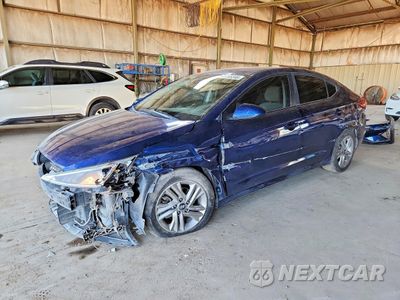 2019 HYUNDAI ELANTRA SEL 5NPD84LF7KH407692 - główne zdjęcie licytacji z USA - miniatura