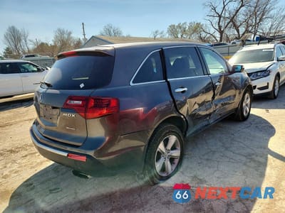 Trzecie zdjęcie samochodu z tyłu: 2012 ACURA MDX TECHNOLOGY VIN:2HNYD2H34CH517782 - miniatura