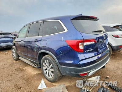 Drugie zdjęcie samochodu z przodu: 2019 HONDA PILOT EXL VIN:5FNYF6H51KB088940 - miniatura