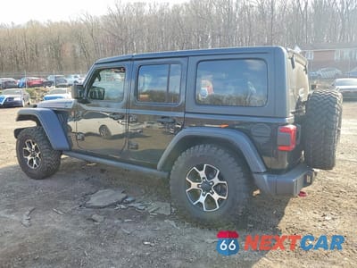 Drugie zdjęcie samochodu z przodu: 2021 JEEP WRANGLER UNLIMITED RUBICON VIN:1C4HJXFG2MW531944 - miniatura