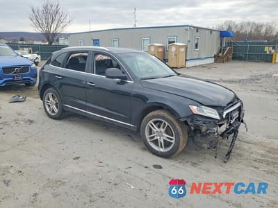 Czwarte zdjęcie samochodu z boku: 2017 AUDI Q5 PREMIUM PLUS VIN:WA1L2AFP9HA037100 - miniatura