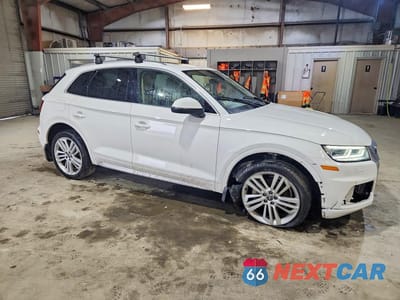 Czwarte zdjęcie samochodu z boku: 2018 AUDI Q5 PREMIUM PLUS VIN:WA1BNAFY3J2016352 - miniatura