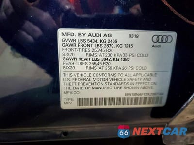 Zdjęcie 14 z 14 samochodu: 2019 AUDI Q5 PREMIUM PLUS VIN:WA1BNAFY3K2087164 - miniatura