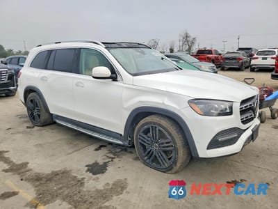 Czwarte zdjęcie samochodu z boku: 2021 MERCEDES-BENZ GLS 450 4MATIC VIN:4JGFF5KE3MA556491 - miniatura