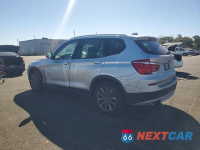 Drugie zdjęcie samochodu z przodu: 2013 BMW X3 XDRIVE28I VIN:5UXWX9C55D0A20852 - miniatura