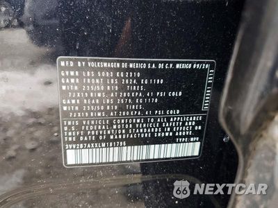 Zdjęcie 13 z 13 samochodu: 2020 VOLKSWAGEN TIGUAN SE VIN:3VV2B7AXXLM181795 - miniatura