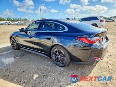 Drugie zdjęcie samochodu z przodu: 2025 BMW I4 EDRIVE 40 VIN:WBY23HD02SFT99906 - miniatura