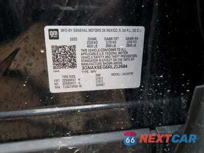 Zdjęcie 13 z 13 samochodu: 2024 CHEVROLET EQUINOX LS VIN:3GNAXSEG6RL212684 - miniatura