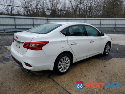 Trzecie zdjęcie samochodu z tyłu: 2019 NISSAN SENTRA S VIN:3N1AB7AP3KY303143 - miniatura