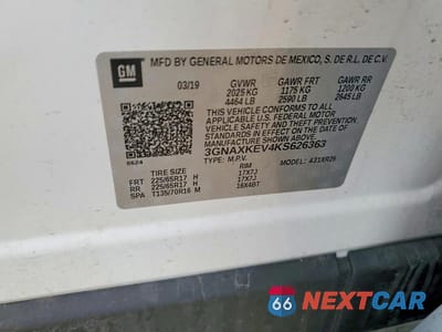 Zdjęcie 13 z 13 samochodu: 2019 CHEVROLET EQUINOX LT VIN:3GNAXKEV4KS626363 - miniatura