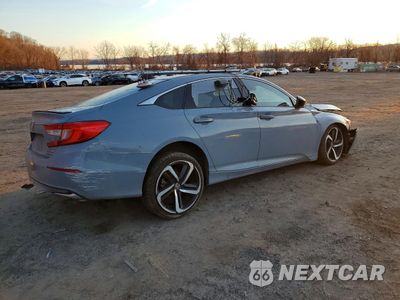 Trzecie zdjęcie samochodu z tyłu: 2022 HONDA ACCORD HYBRID SPORT VIN:1HGCV3F22NA043668 - miniatura