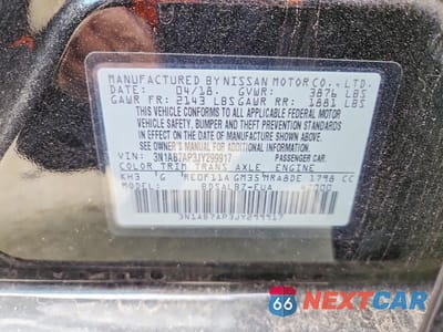Zdjęcie 12 z 12 samochodu: 2018 NISSAN SENTRA S VIN:3N1AB7AP3JY299917 - miniatura