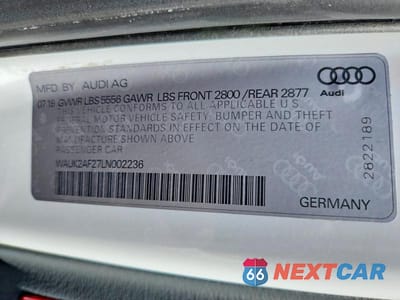 Zdjęcie 12 z 12 samochodu: 2020 AUDI A6 PREMIUM VIN:WAUK2AF27LN002236 - miniatura