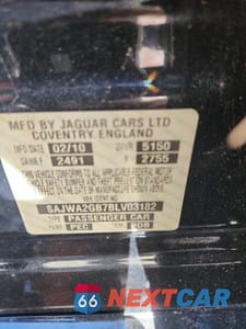 Zdjęcie 13 z 13 samochodu: 2011 JAGUAR XJL VIN:SAJWA2GB7BLV03182 - miniatura