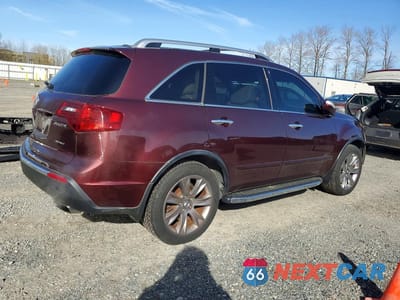 Trzecie zdjęcie samochodu z tyłu: 2012 ACURA MDX ADVANCE VIN:2HNYD2H85CH513011 - miniatura