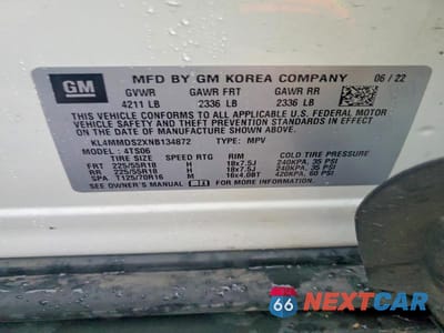 Zdjęcie 13 z 13 samochodu: 2022 BUICK ENCORE GX SELECT VIN:KL4MMDS2XNB134872 - miniatura