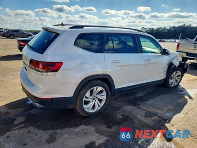 Trzecie zdjęcie samochodu z tyłu: 2021 VOLKSWAGEN ATLAS SE VIN:1V2JR2CA1MC583420 - miniatura