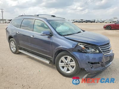 Czwarte zdjęcie samochodu z boku: 2014 CHEV TRAVERSE VIN:1GNKRHKD6EJ171521 - miniatura