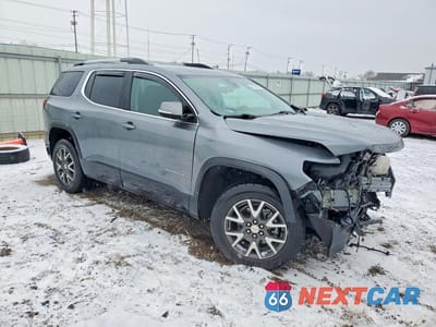 Czwarte zdjęcie samochodu z boku: 2021 GMC ACADIA SLE VIN:1GKKNRLSXMZ117862 - miniatura