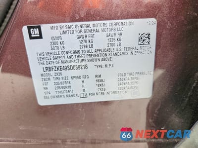 Zdjęcie 14 z 14 samochodu: 2025 BUICK ENVISION PREFERRED VIN:LRBFZKE49SD039218 - miniatura