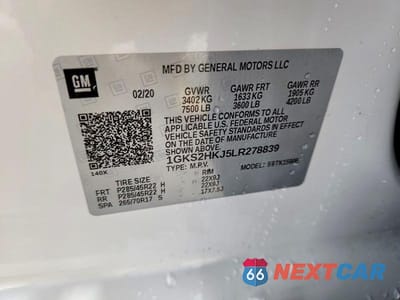 Zdjęcie 14 z 14 samochodu: 2020 GMC YUKON XL DENALI VIN:1GKS2HKJ5LR278839 - miniatura