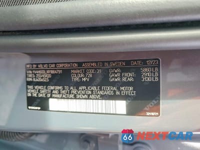 Zdjęcie 13 z 13 samochodu: 2024 VOLVO XC60 PLUS VIN:YV4H60DLXR1864791 - miniatura