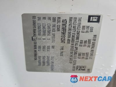 Zdjęcie 13 z 13 samochodu: 2017 GMC SAVANA 2500 CARGO UTILITY / SERVICE VAN VIN:1GTW7AFF9H1912347 - miniatura