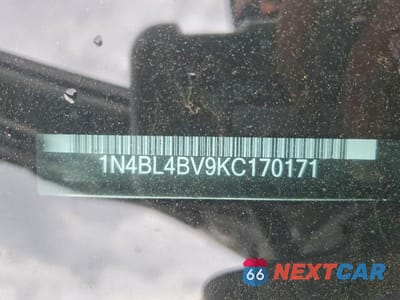 Zdjęcie 12 z 12 samochodu: 2019 NISSAN ALTIMA 2.5 S VIN:1N4BL4BV9KC170171 - miniatura