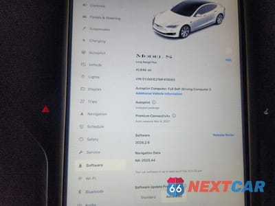 Zdjęcie 9 z 12 samochodu: 2021 TESLA MODEL S VIN:5YJSA1E21MF419083 - miniatura