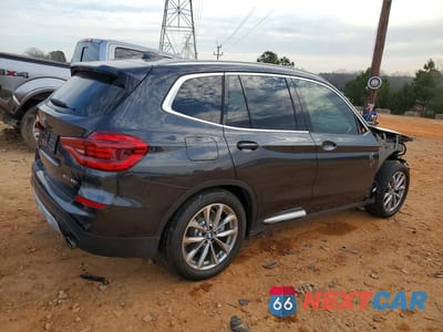 Trzecie zdjęcie samochodu z tyłu: 2019 BMW X3 SDRIVE30I VIN:5UXTR7C56KLR44422 - miniatura