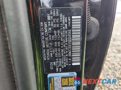 Zdjęcie 13 z 13 samochodu: 2025 HYUNDAI TUCSON SEL CONVENIENCE VIN:3KMJC3DE0SE004544 - miniatura