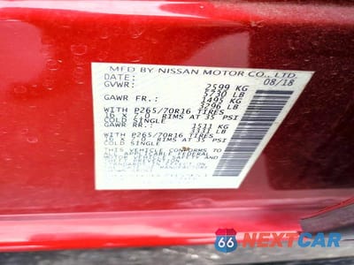 Zdjęcie 12 z 12 samochodu: 2019 NISSAN FRONTIER SV VIN:1N6AD0ER0KN705951 - miniatura