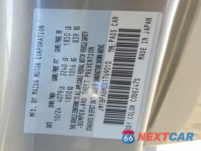 Zdjęcie 12 z 12 samochodu: 2025 MAZDA 3 SELECT SPORT VIN:JM1BPABM0S1769010 - miniatura