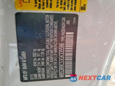 Zdjęcie 12 z 12 samochodu: 2016 BMW M4 VIN:WBS3R9C53GK335596 - miniatura