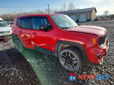 Czwarte zdjęcie samochodu z boku: 2020 JEEP RENEGADE SPORT VIN:ZACNJBAB8LPM09275 - miniatura