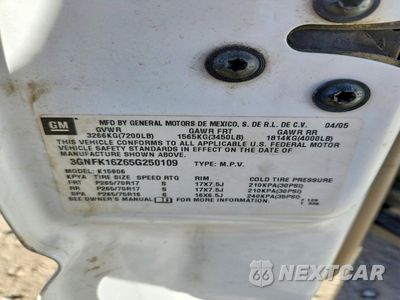 Zdjęcie 13 z 14 samochodu: 2005 CHEVROLET SUBURBAN K1500 VIN:3GNFK16Z65G250109 - miniatura
