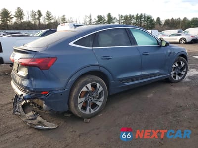 Trzecie zdjęcie samochodu z tyłu: 2021 AUDI E-TRON SPORTBACK PREMIUM PLUS VIN:WA12AAGE4MB021726 - miniatura