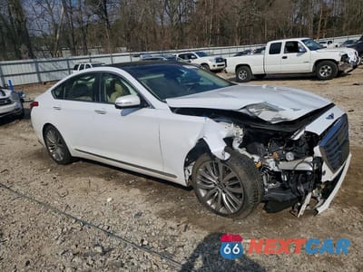 Czwarte zdjęcie samochodu z boku: 2018 GENESIS G80 5.0 ULTIMATE VIN:KMHGN4JF5JU253914 - miniatura