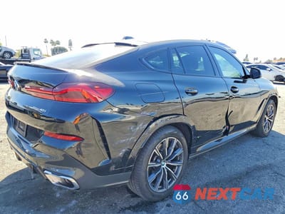 Trzecie zdjęcie samochodu z tyłu: 2024 BMW X6 XDRIVE40I VIN:5UX33EX00R9S41071 - miniatura