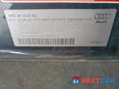 Zdjęcie 12 z 12 samochodu: 2012 AUDI A3 PREMIUM PLUS VIN:WAUMFAFM6CA000337 - miniatura