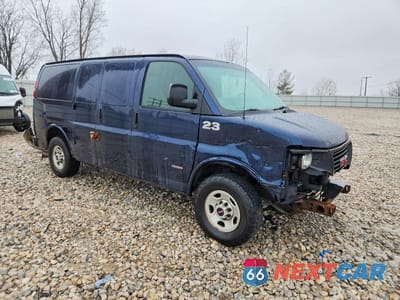 Czwarte zdjęcie samochodu z boku: 2008 GMC SAVANA 3500 DELIVERY VAN VIN:1GTHG356681158359 - miniatura