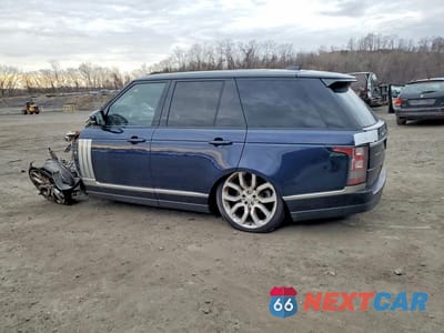 Drugie zdjęcie samochodu z przodu: 2017 LAND ROVER RANGE ROVER SUPERCHARGED VIN:SALGS2FE2HA329417 - miniatura