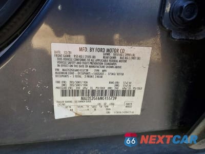 Zdjęcie 13 z 13 samochodu: 2021 FORD ECOSPORT SE VIN:MAJ3S2GE6MC455739 - miniatura