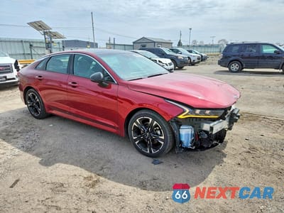 Czwarte zdjęcie samochodu z boku: 2021 KIA K5 GT-LINE VIN:5XXG64J23MG081908 - miniatura