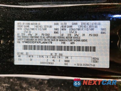 Zdjęcie 13 z 13 samochodu: 2023 FORD BRONCO BASE VIN:1FMEE5DPXPLA84179 - miniatura