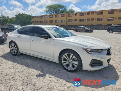 Czwarte zdjęcie samochodu z boku: 2021 ACURA TLX TECHNOLOGY VIN:19UUB5F46MA005496 - miniatura